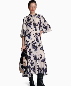Midi Jurk Lysander Blauw^Munthe Clearance