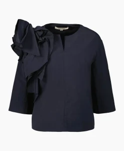 Blouse Ange-Jztkn02 Donker Blauw^Natan Best