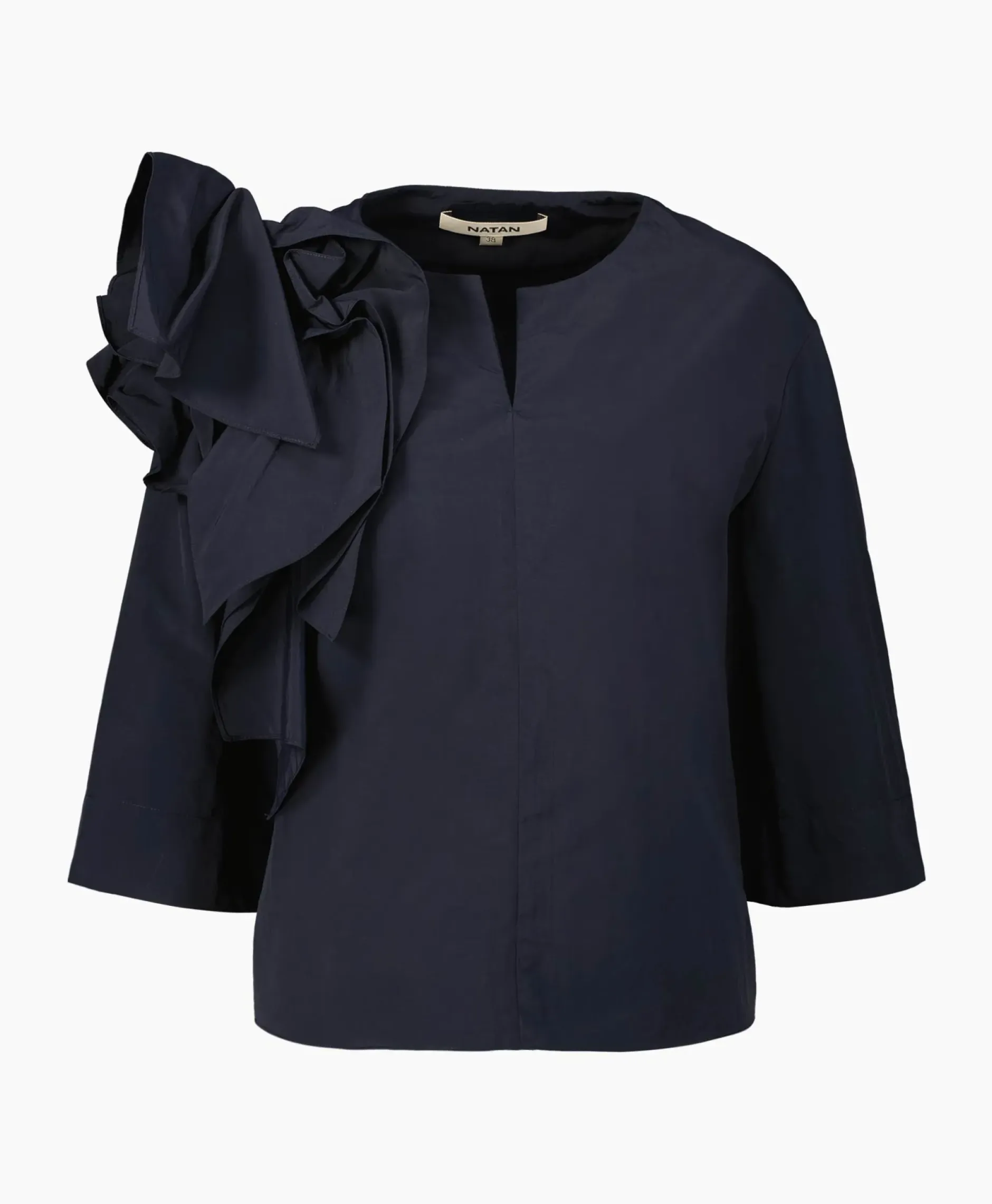 Blouse Ange-Jztkn02 Donker Blauw^Natan Best