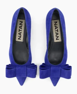 Ballerina Cam Electrico Leder Blauw^Natan Schoenen Best
