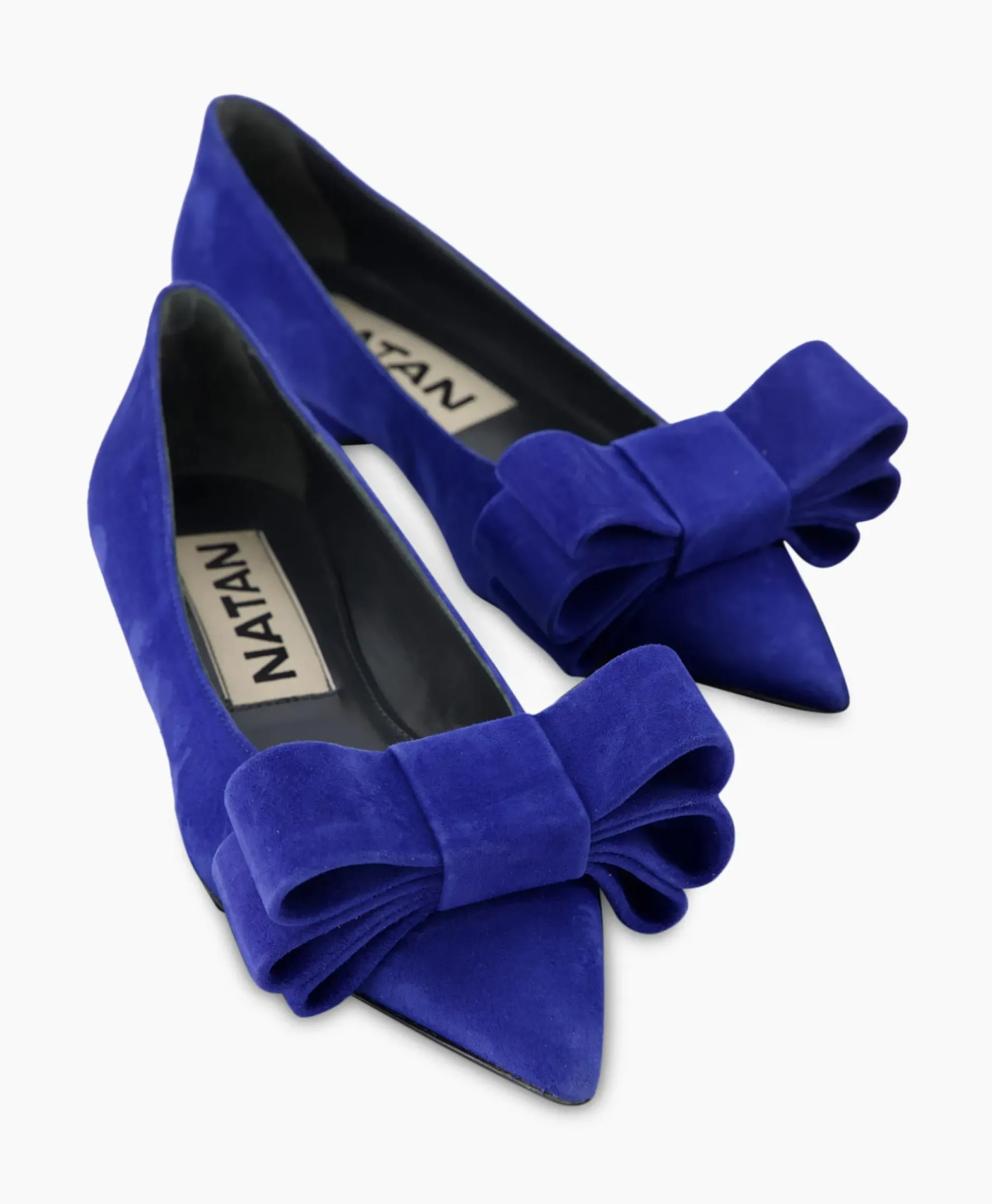 Ballerina Cam Electrico Leder Blauw^Natan Schoenen Best