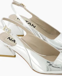 Pump Specchio Argento Zilver^Natan Schoenen Clearance