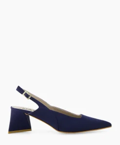 Pump Stretch Morelli 9 Blu Scuro Blauw^Natan Schoenen New