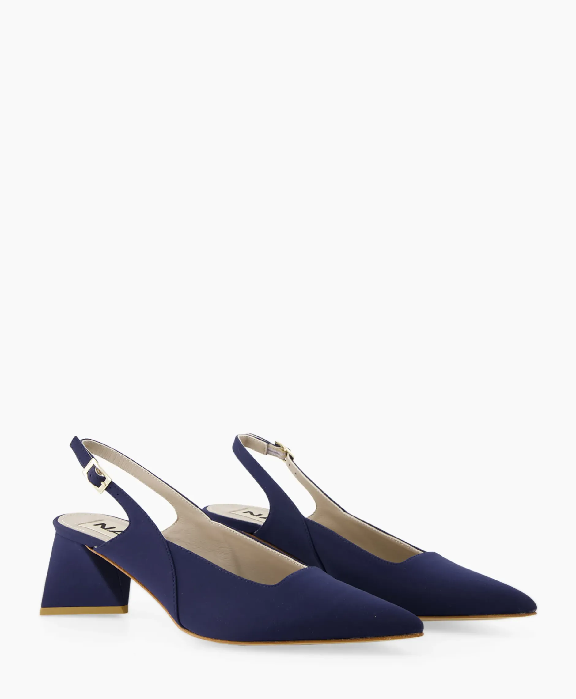 Pump Stretch Morelli 9 Blu Scuro Blauw^Natan Schoenen New