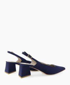 Pump Stretch Morelli 9 Blu Scuro Blauw^Natan Schoenen New