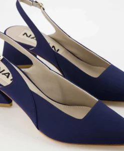 Pump Stretch Morelli 9 Blu Scuro Blauw^Natan Schoenen New