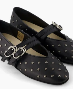 Ballerina Gisele Grace Studs Zwart^Nubikk Sale
