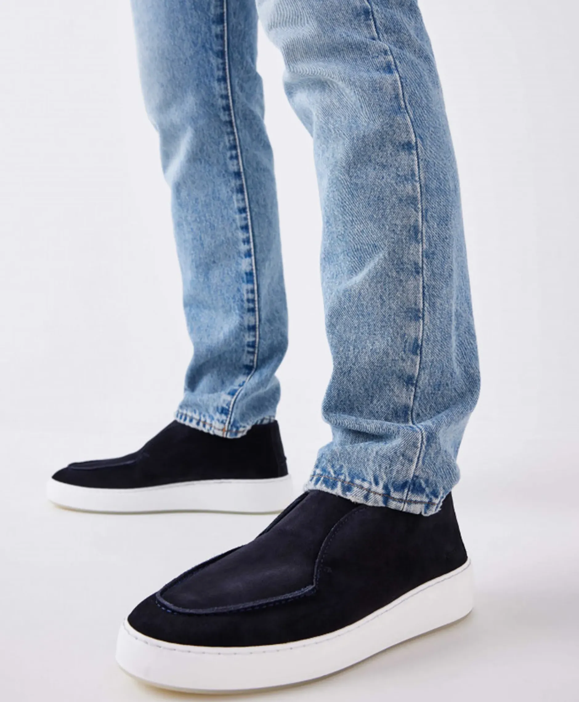 Loafer Jiro Suo Donker Blauw^Nubikk
