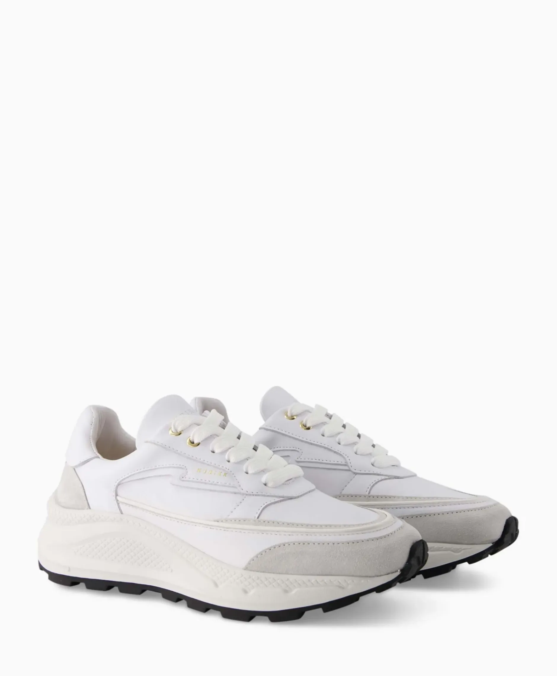 Sneaker Oberon Nora Wit^Nubikk Clearance