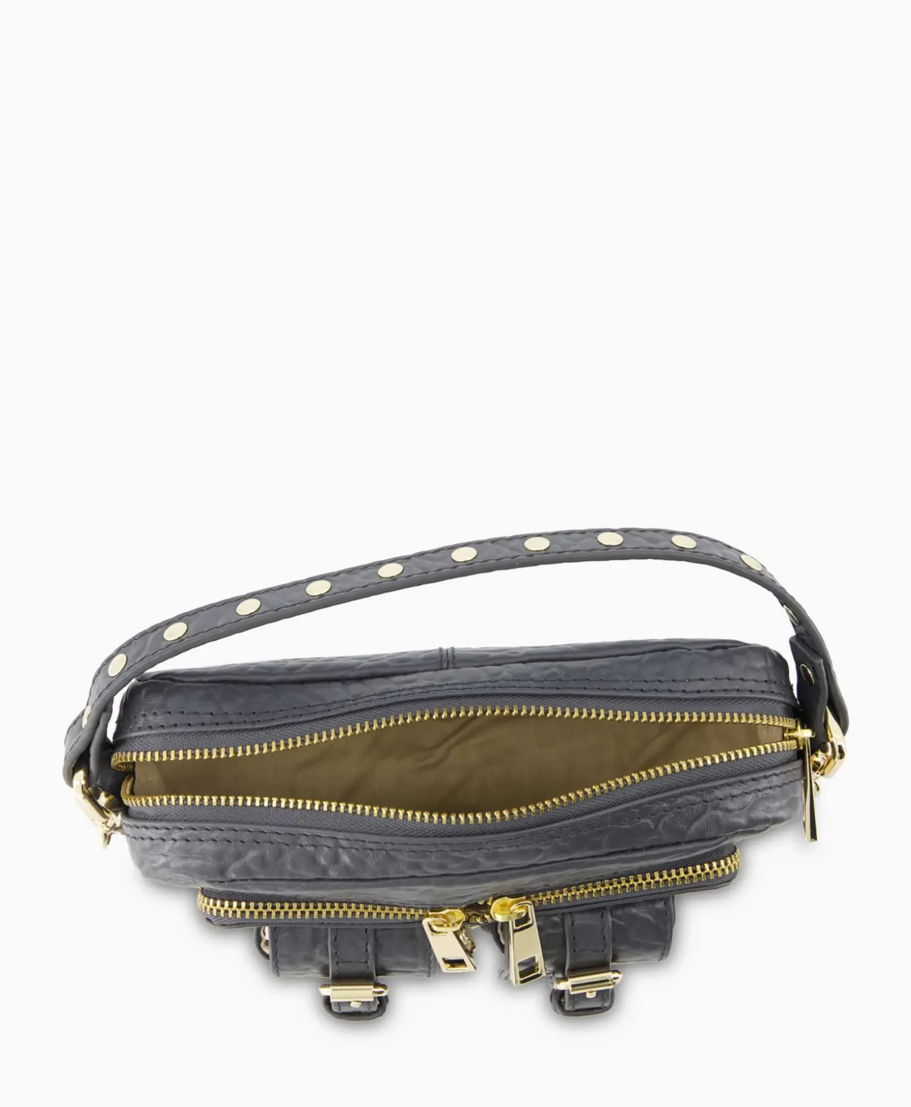 Schouder / Hand Tas Helena Buckle New Zealand Grijs^Nunoo Bags Discount