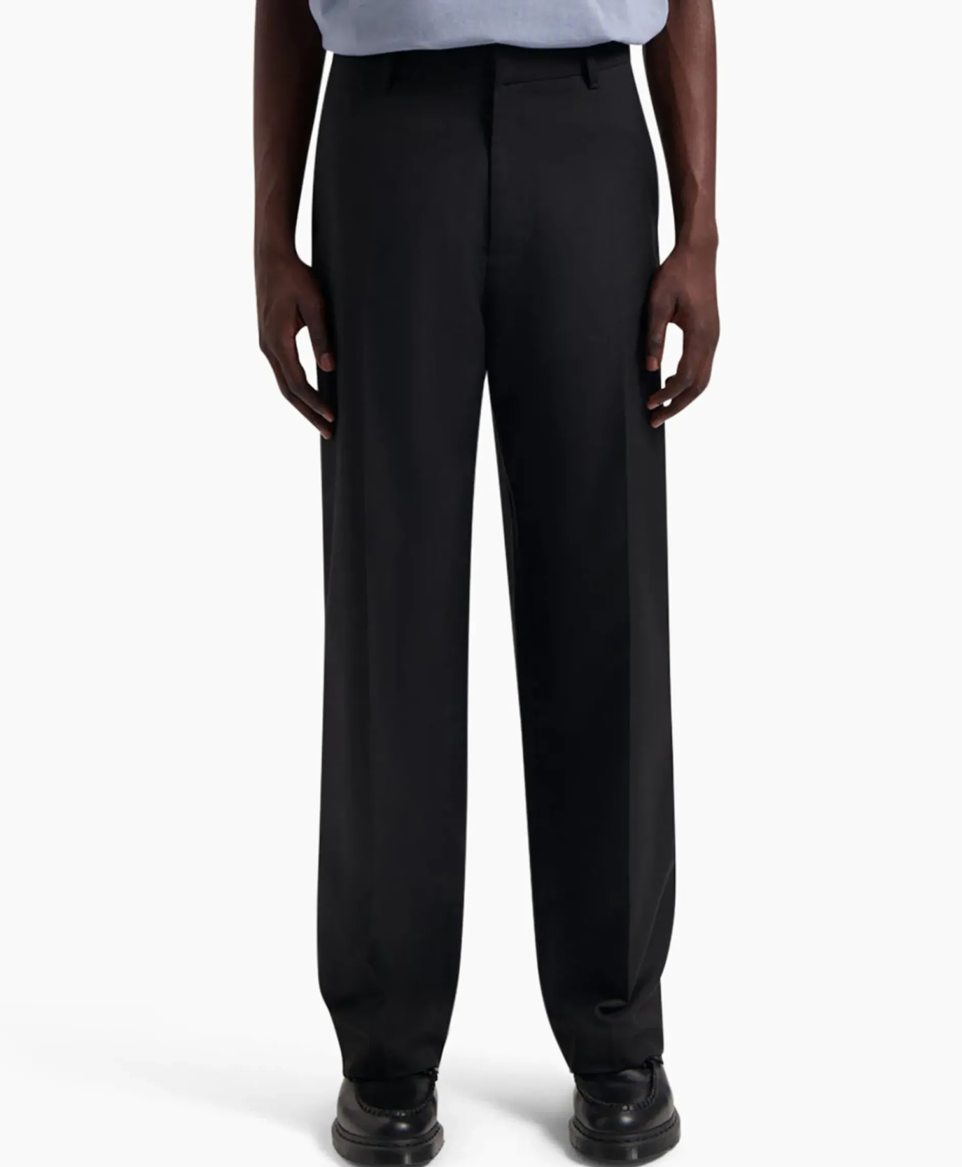 Broek Tailored Zwart^Olaf Hussein New