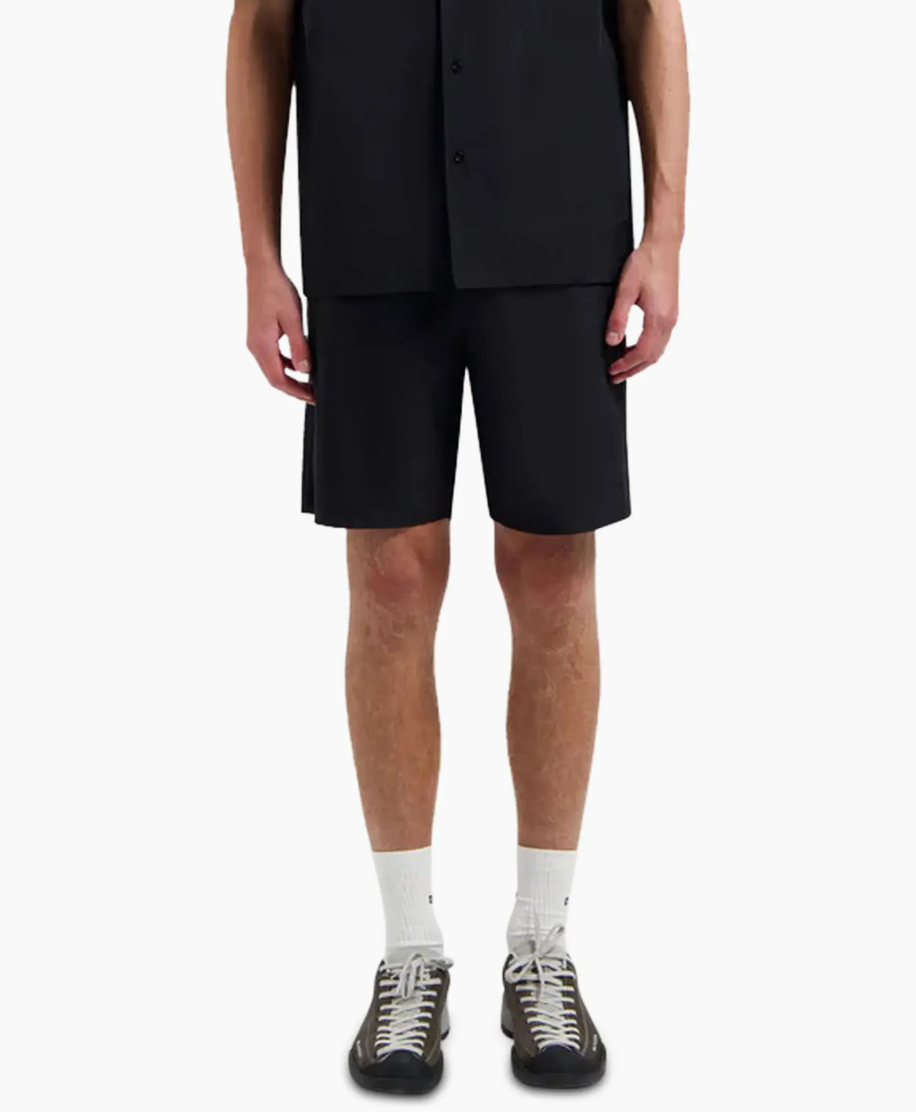 Korte Broek Nylon Zwart^Olaf Hussein