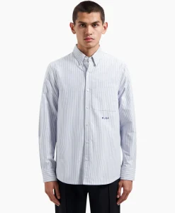 Overhemd Oxford Stripe Blauw^Olaf Hussein Clearance