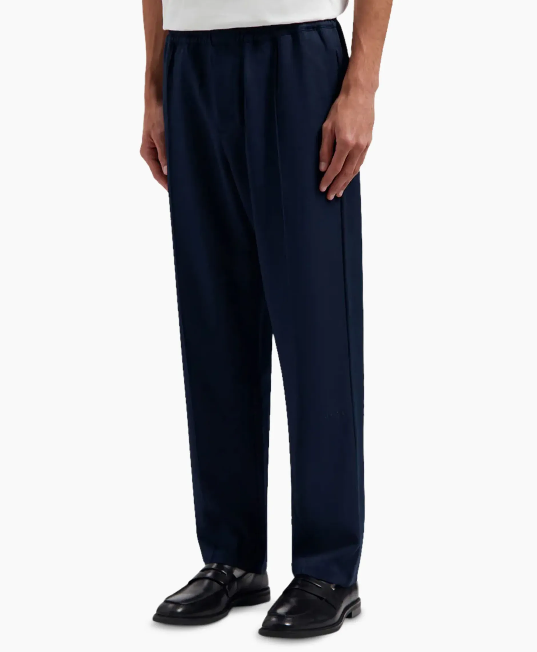 Pantalon Pintuck Donker Blauw^Olaf Hussein Sale