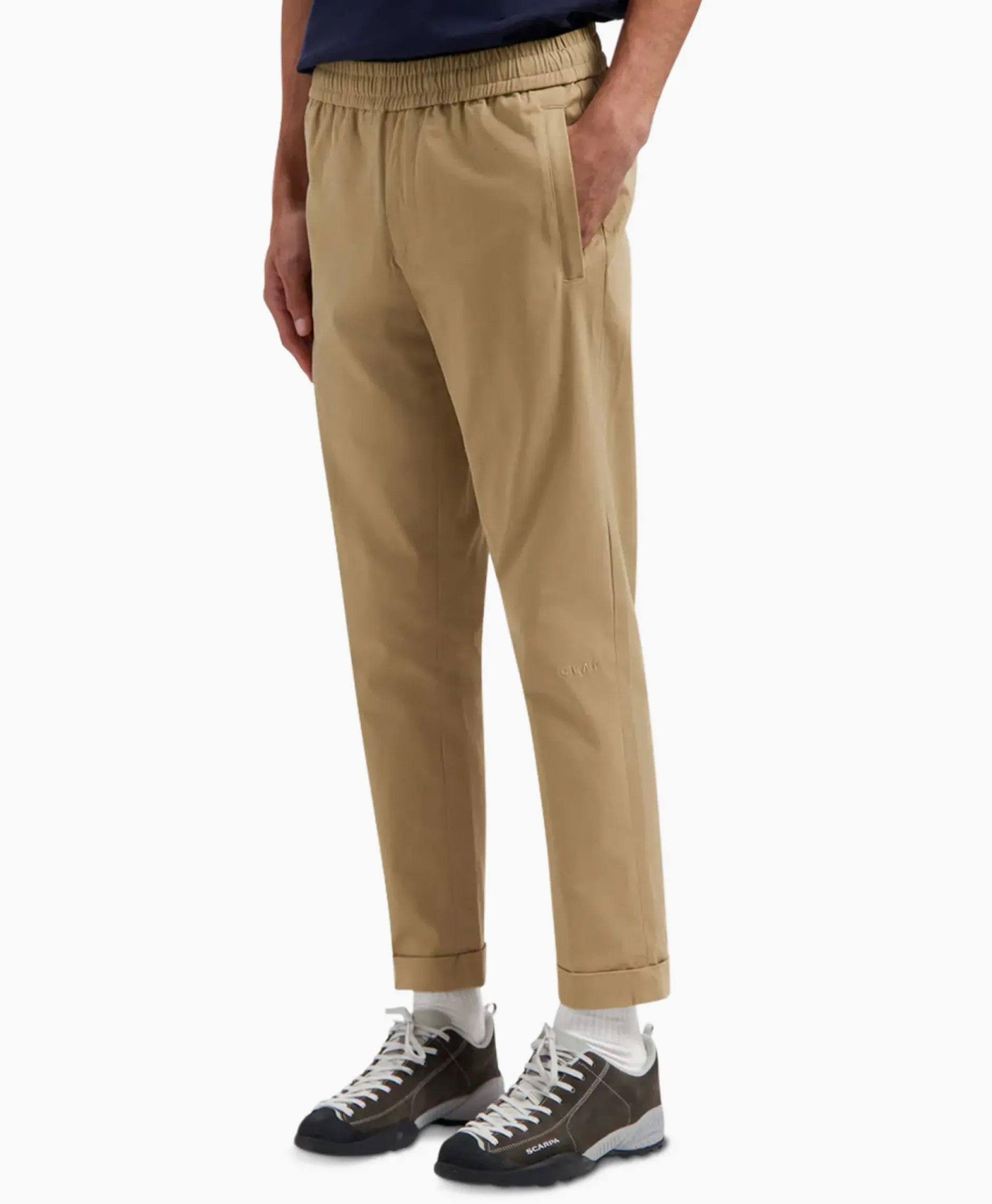 Pantalon Slim Cotton Khaki^Olaf Hussein New
