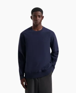 Sweater Logo Crewneck Donker Blauw^Olaf Hussein Clearance