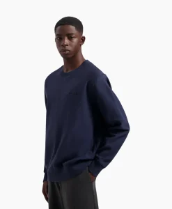 Sweater Logo Crewneck Donker Blauw^Olaf Hussein Clearance