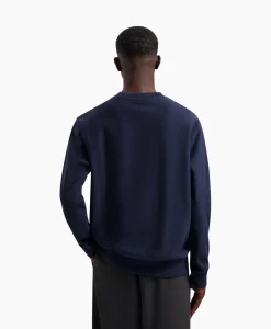 Sweater Logo Crewneck Donker Blauw^Olaf Hussein Clearance