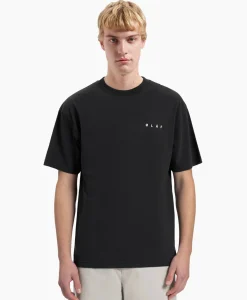 T-Shirt Korte Mouw Face Zwart^Olaf Hussein Clearance