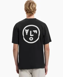 T-Shirt Korte Mouw Face Zwart^Olaf Hussein Clearance