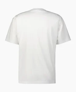 T-Shirt Korte Mouw Embroidery Off White^Olaf Hussein Discount