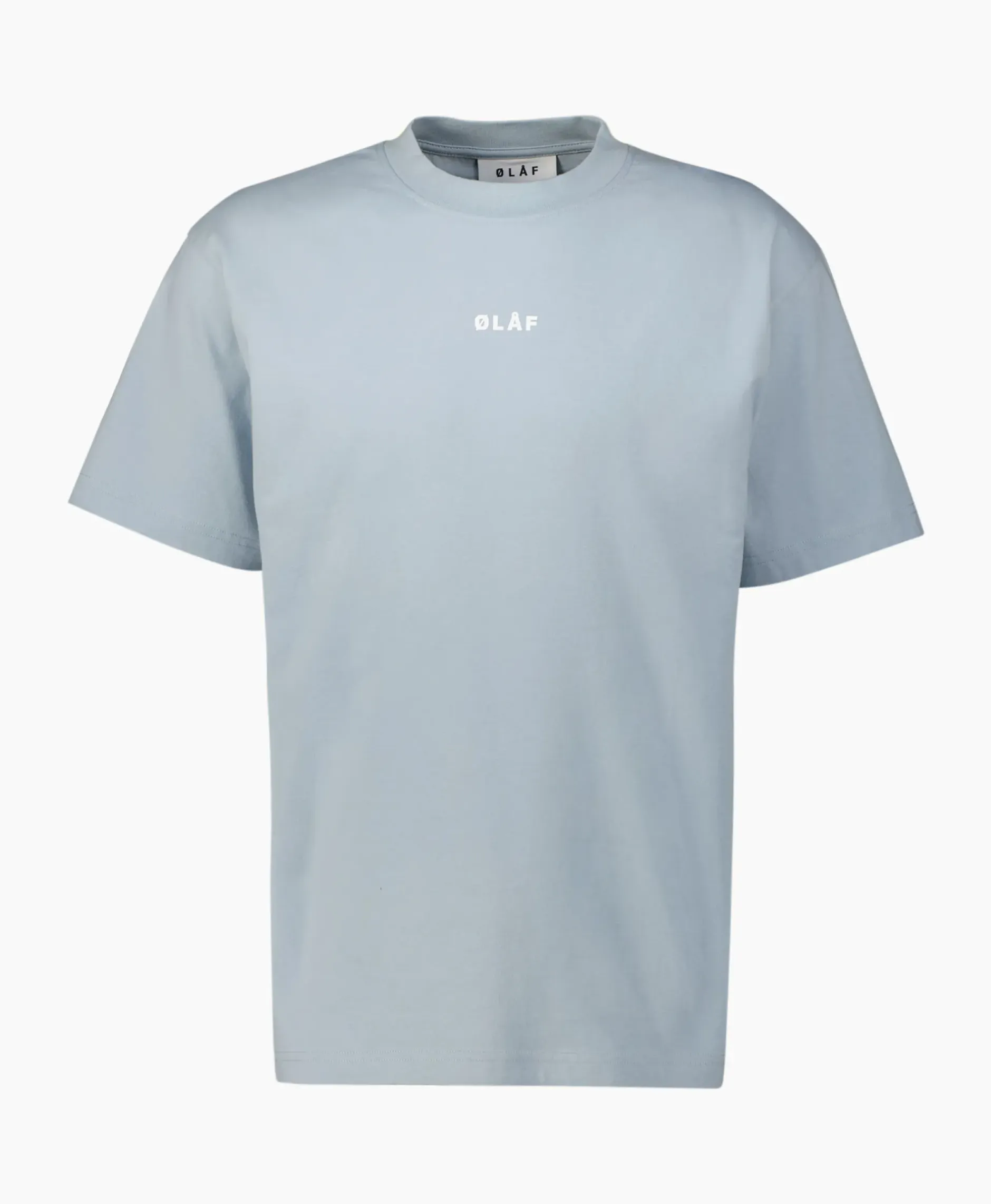 T-Shirt Korte Mouw Block Licht Blauw^Olaf Hussein New