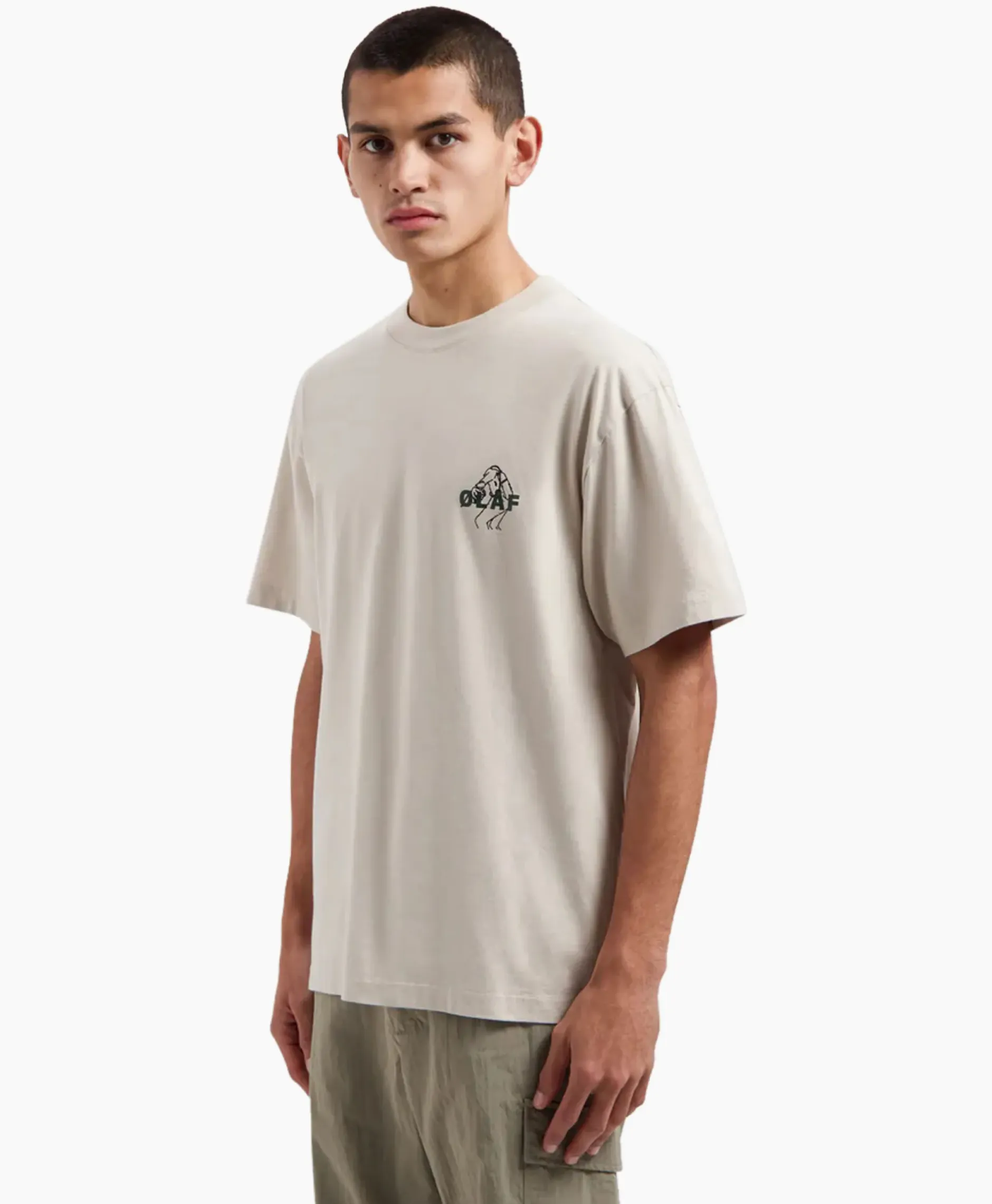 T-Shirt Korte Mouw Diver Cement^Olaf Hussein Online