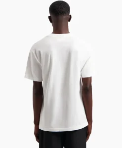 T-Shirt Korte Mouw Block Wit^Olaf Hussein New