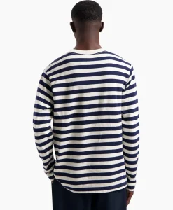 T-Shirt Stripe Sans Ls Wit^Olaf Hussein Online