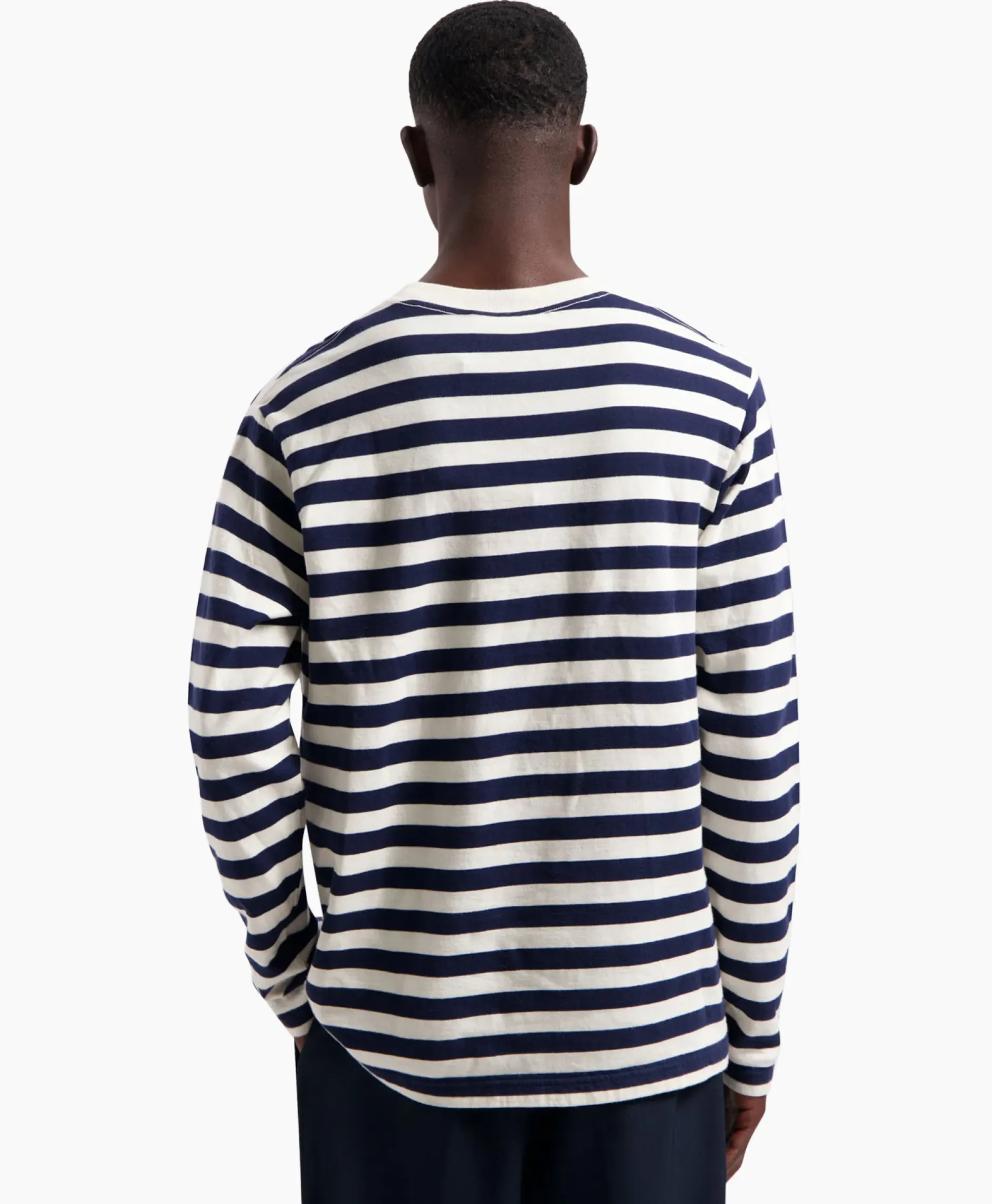 T-Shirt Stripe Sans Ls Wit^Olaf Hussein Online