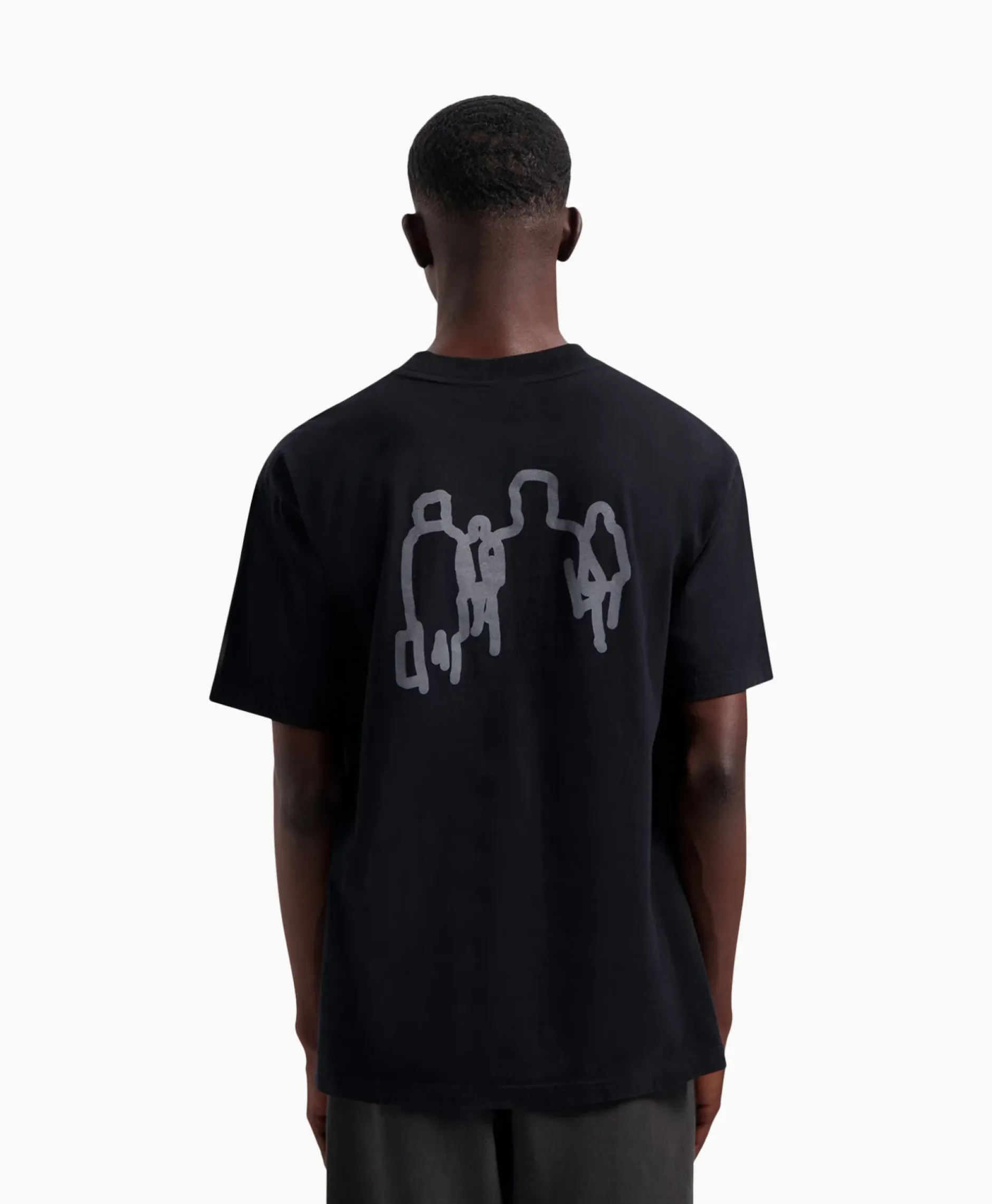 T-Shirt Transit Tee Zwart^Olaf Hussein
