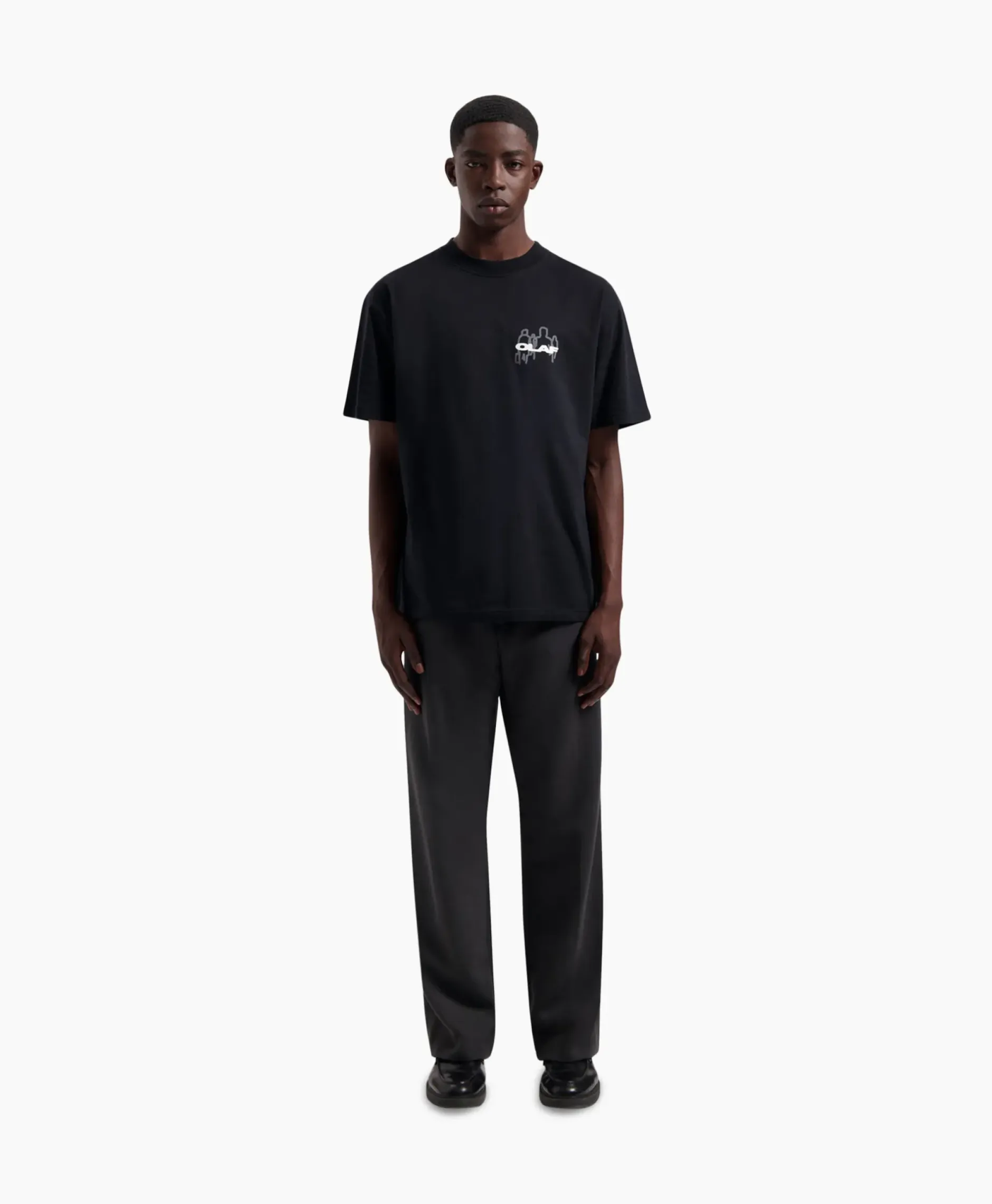 T-Shirt Transit Tee Zwart^Olaf Hussein
