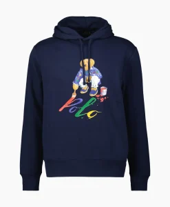 Hoodie Pain Bear Donker Blauw^Ralph Lauren Clearance
