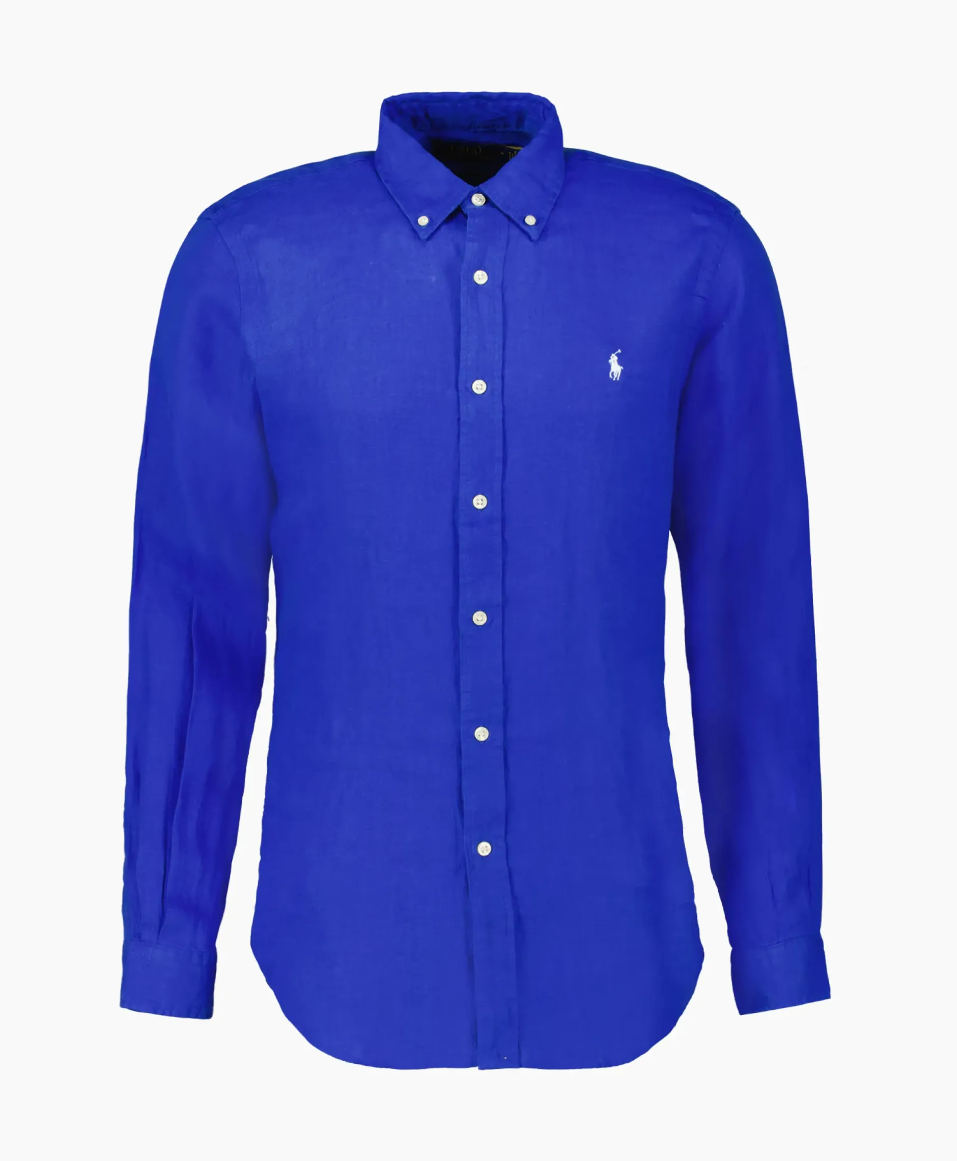 Overhemd Linen Midden Blauw^Ralph Lauren Outlet