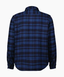 Overshirt Wool Blend Check Donker Blauw^Ralph Lauren Outlet