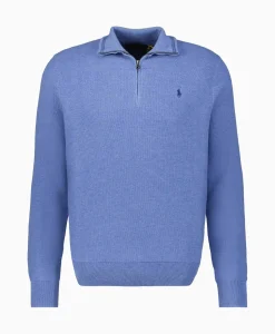 Pullover Quarterzip Cotton Blauw^Ralph Lauren New