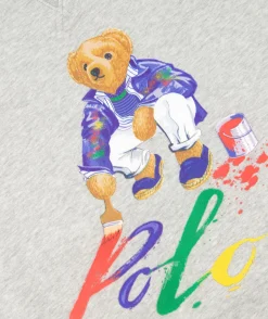 Sweater Paint Bear Grijs^Ralph Lauren Best