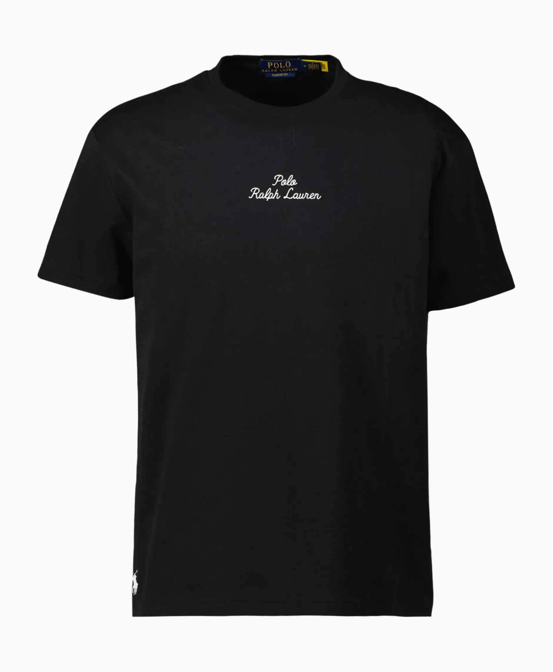 T-Shirt Korte Mouw Jersey Mid Logo Zwart^Ralph Lauren