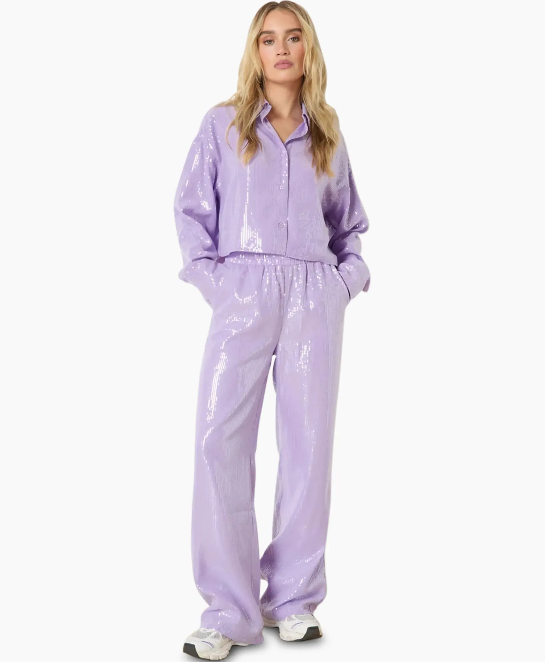 Blouse Cooper Paars^Refined Department Discount
