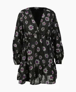 Mini Jurk Monica Zwart^Refined Department New