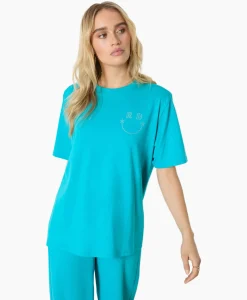 T-Shirt Korte Mouw Mexie Blauw^Refined Department New