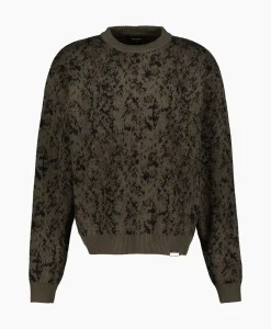 Gebreide Trui Camo Groen^Represent