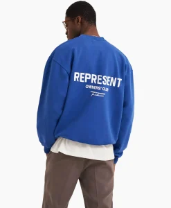 Sweater Owners Club Blauw^Represent New