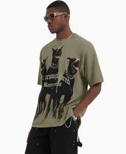 Top & T-Shirt Thoroughbred Groen^Represent Outlet