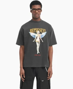 T-Shirt Korte Mouw Rebornzwart^Represent