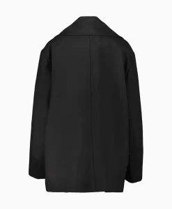 Rohe Mantel Wool Tailoring Scarf Zwart^Róhe Sale