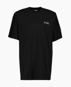 T-Shirt Korte Mouw Oversized Logo Zwart^Rotate Discount