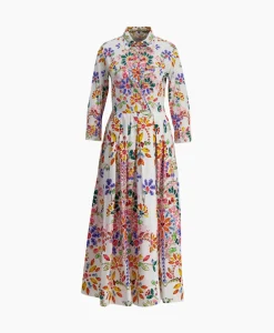 Midi Jurk Elenat Oranje^Sara Roka Sale
