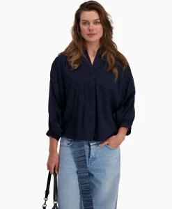 Blouse Balloon Donker Blauw^Sea Me Happy Outlet