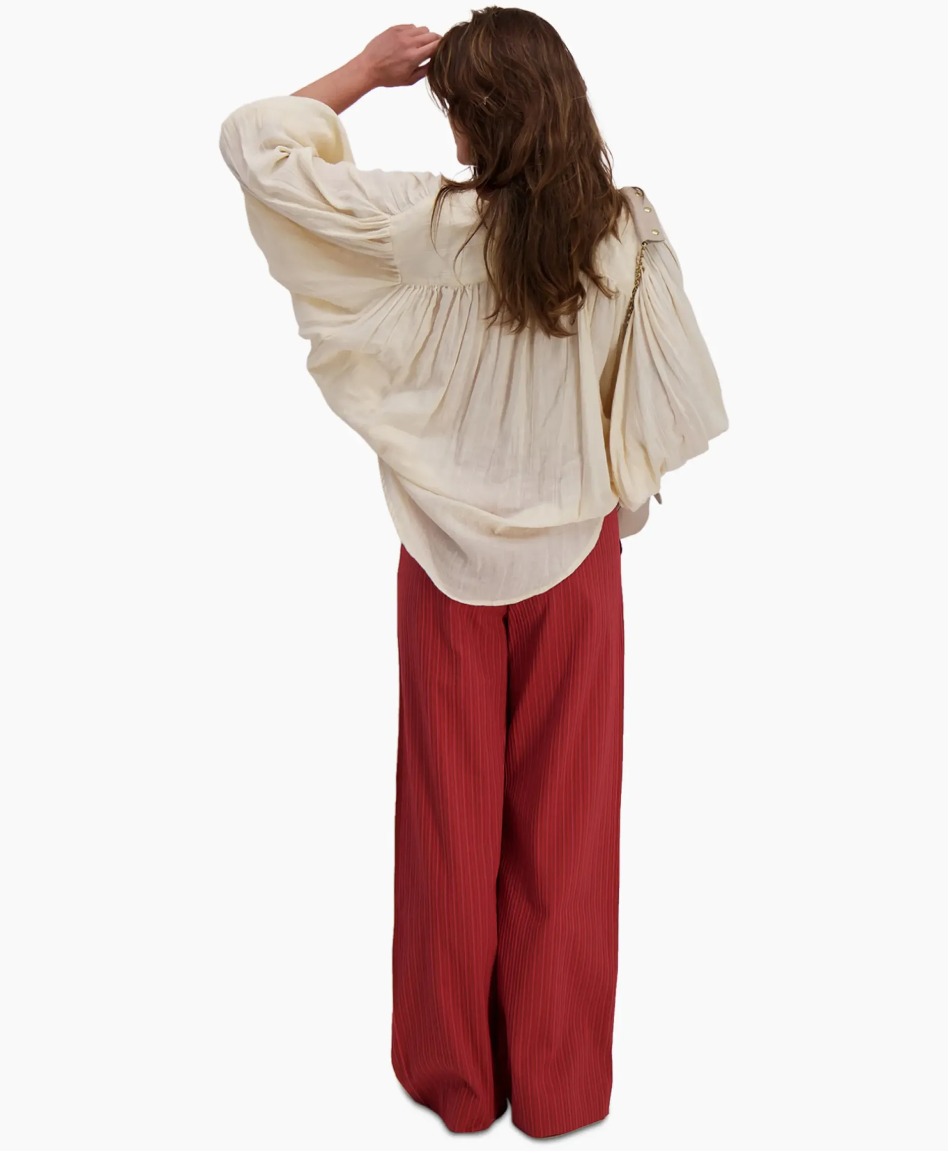 Blouse Balloon Resort Beige^Sea Me Happy